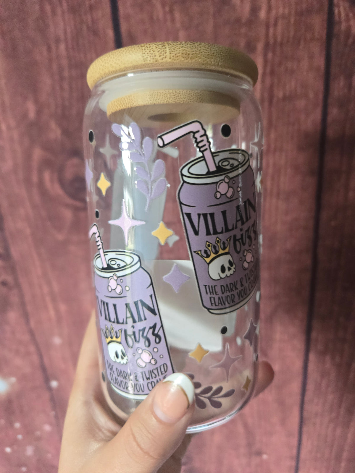 Villain Fizz Glass Tumbler