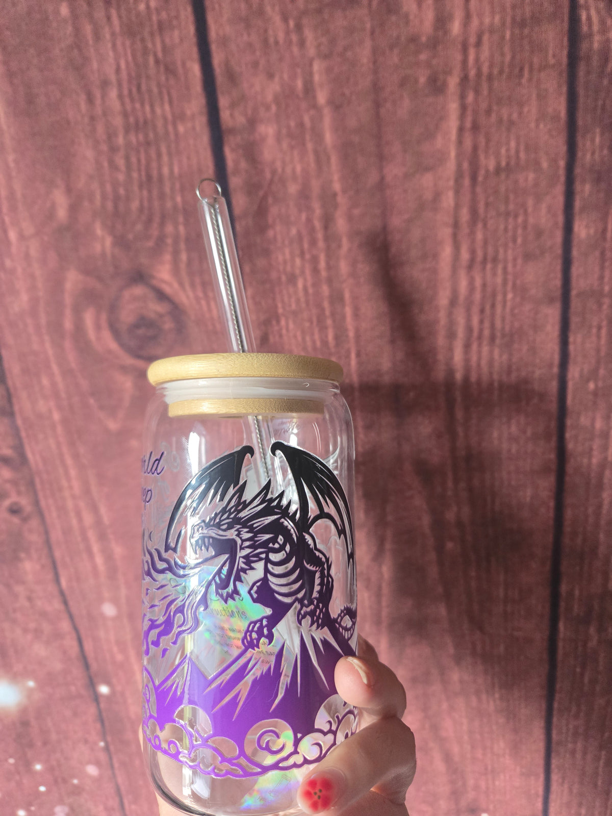 In a World of Sheep, Be a Dragon Glass Tumbler