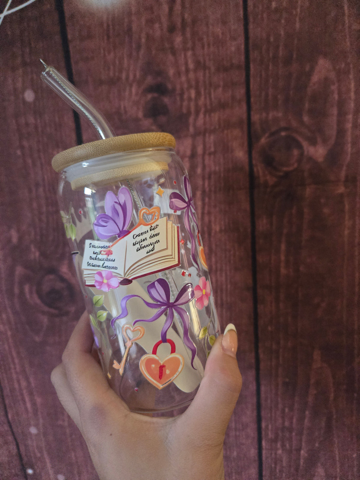 Romantasy Reader – Glass Bookish Tumbler