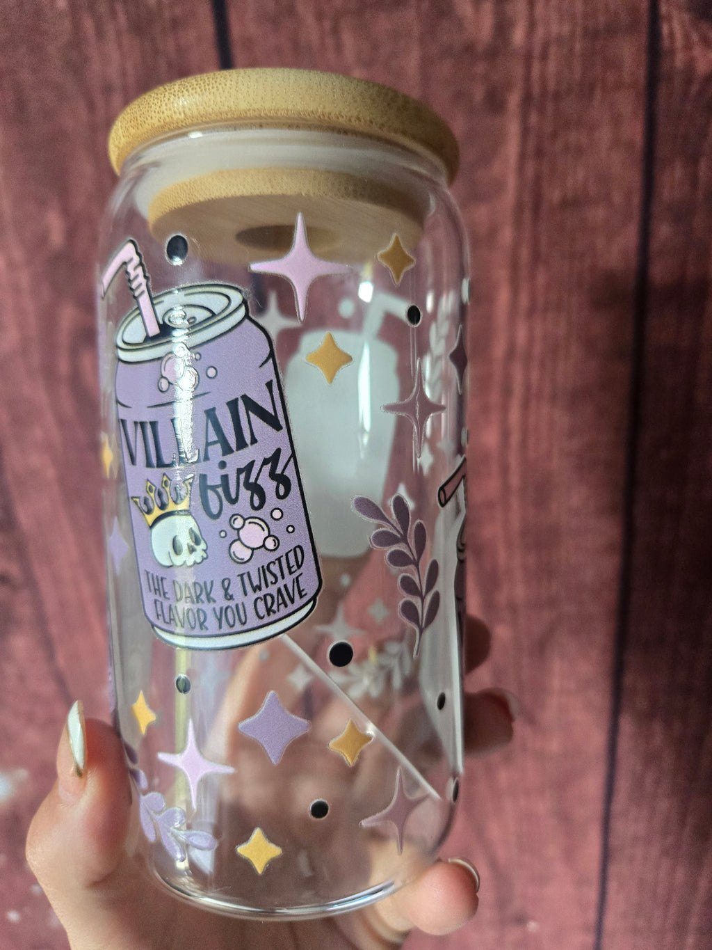 Villain Fizz Glass Tumbler