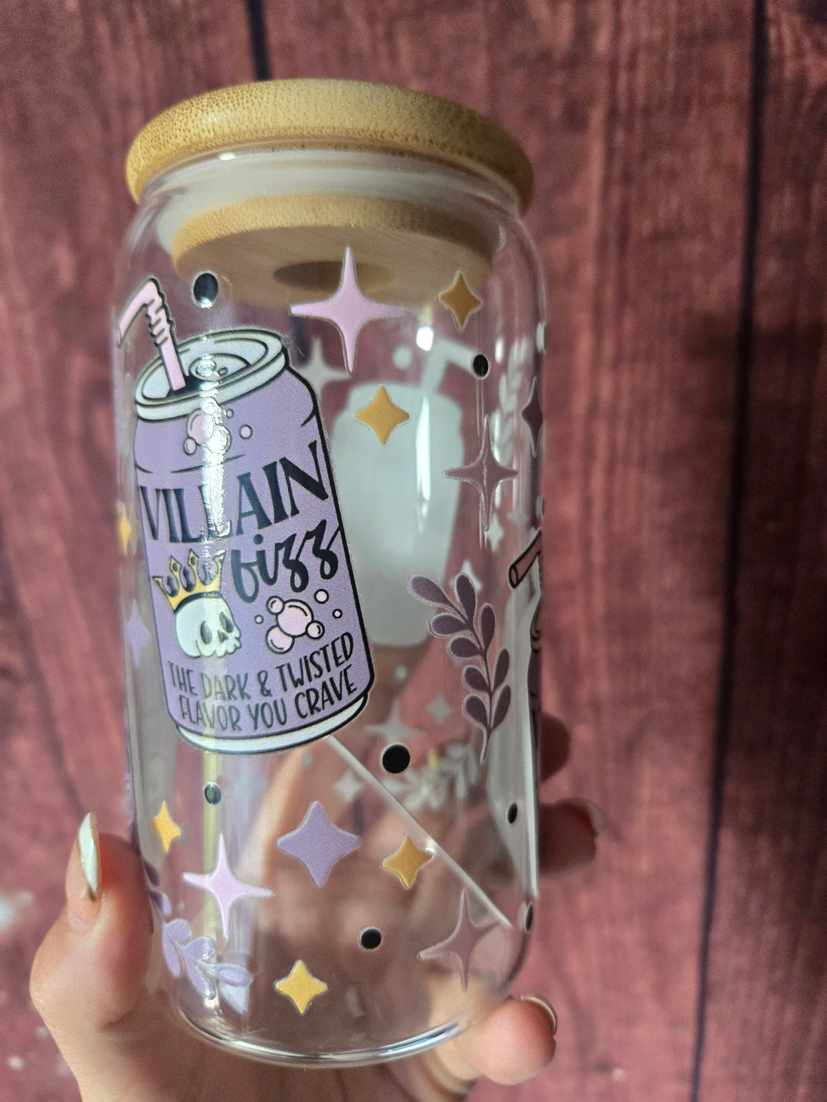 Villain Fizz Glass Tumbler