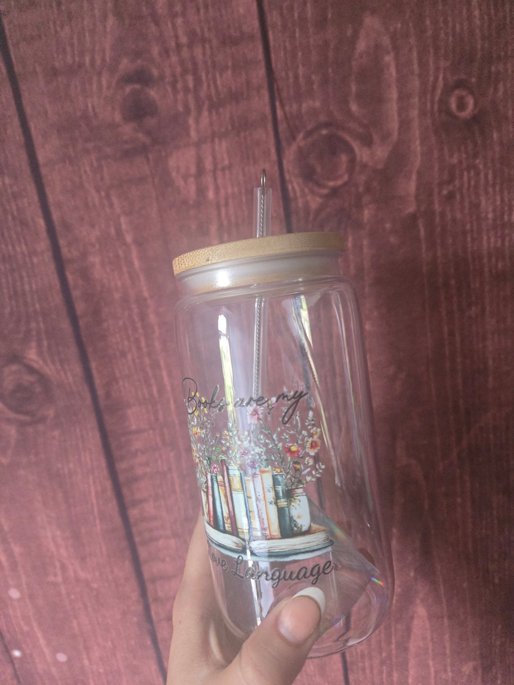 Books Are My Love Language – Bookish Tumbler