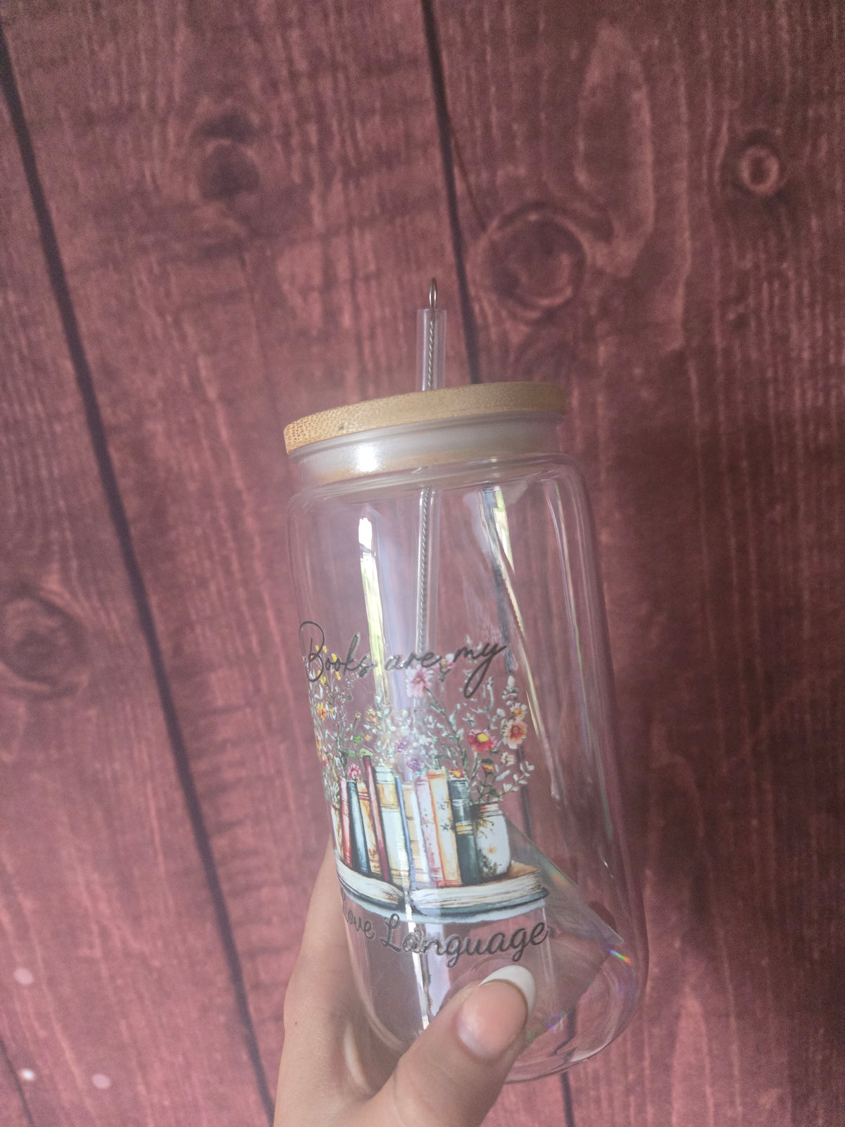 Books Are My Love Language – Bookish Tumbler