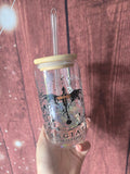 Dragon Rider Fantasy Glass Tumbler