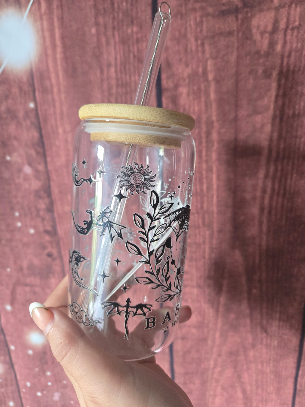 Dragon Rider Fantasy Glass Tumbler