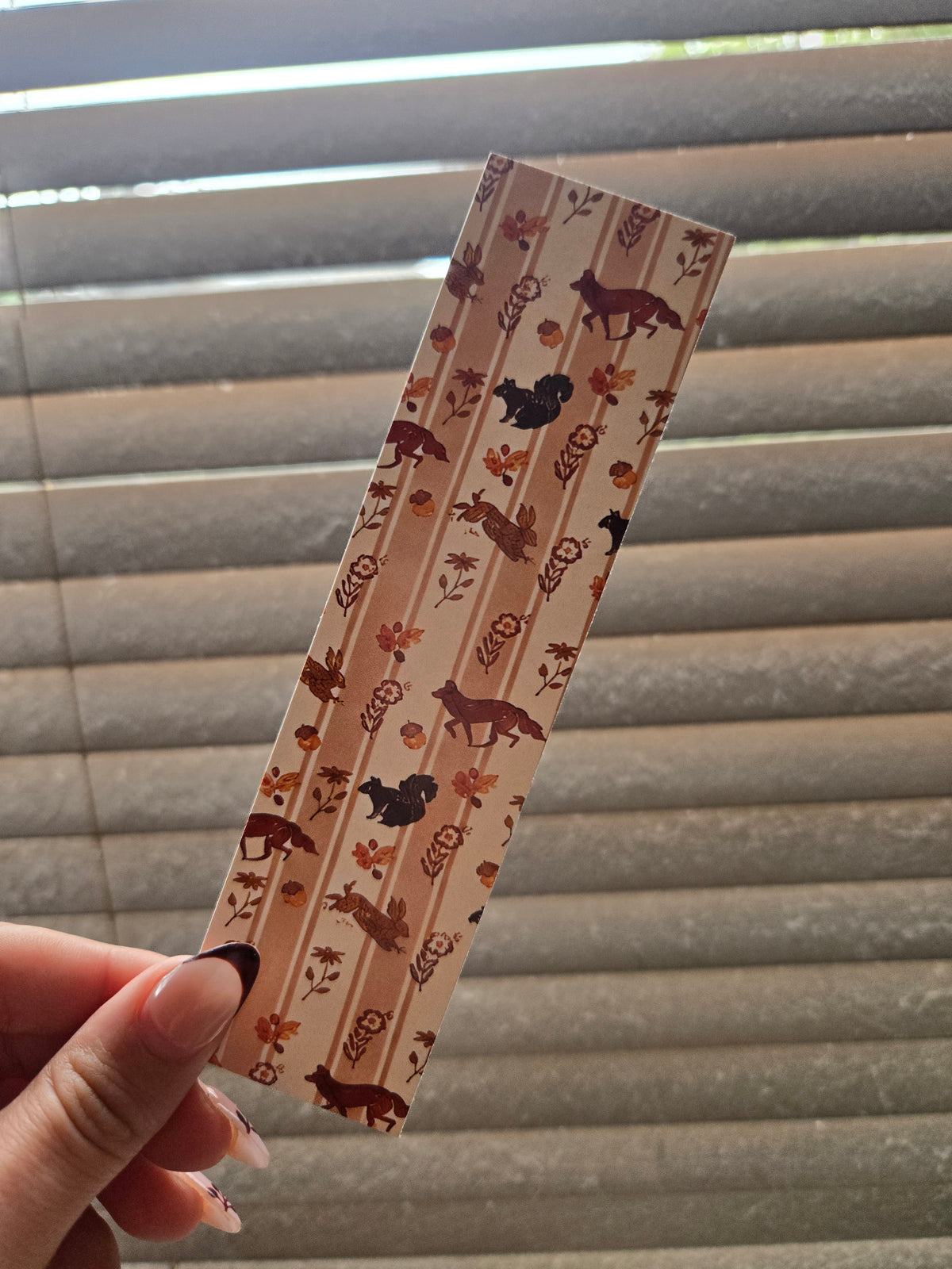 🦊 Woodland Autumn Bookmark