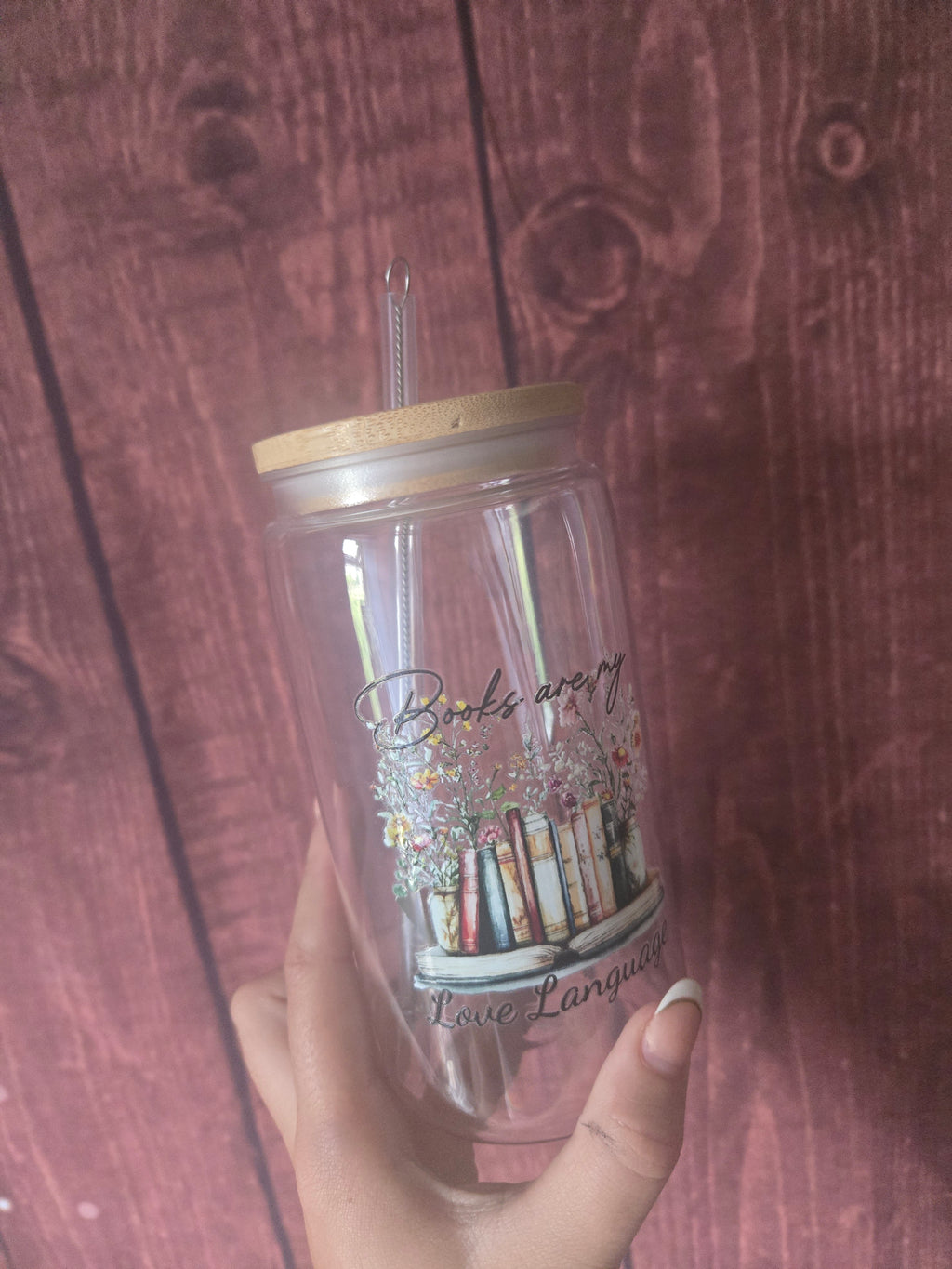 Books Are My Love Language – Bookish Tumbler