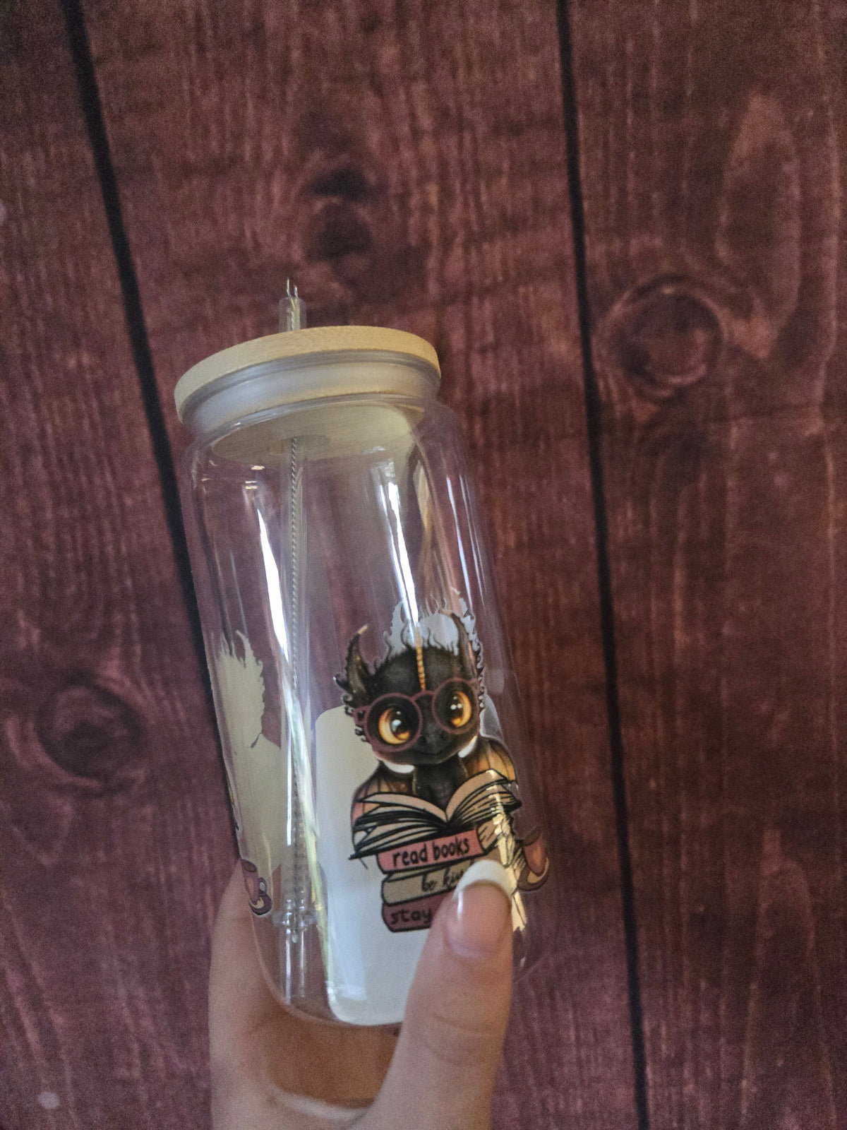Read Books, Stay Weird – Dragon Bookish Tumbler