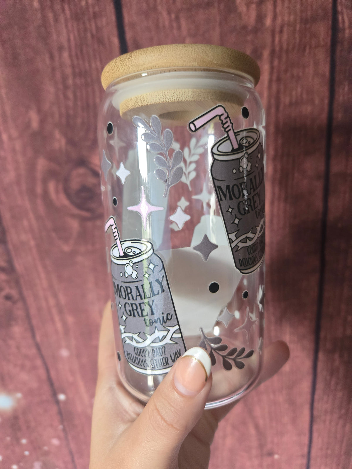 Morally Grey Tonic Glass Tumbler