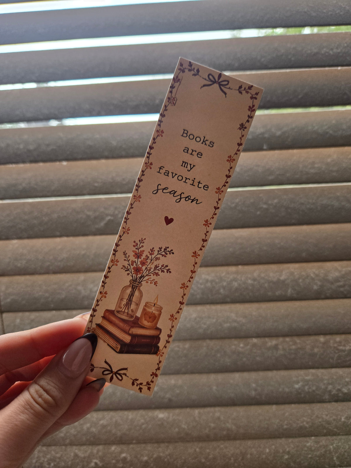 🍂 Books Are My Favourite Season Bookmark