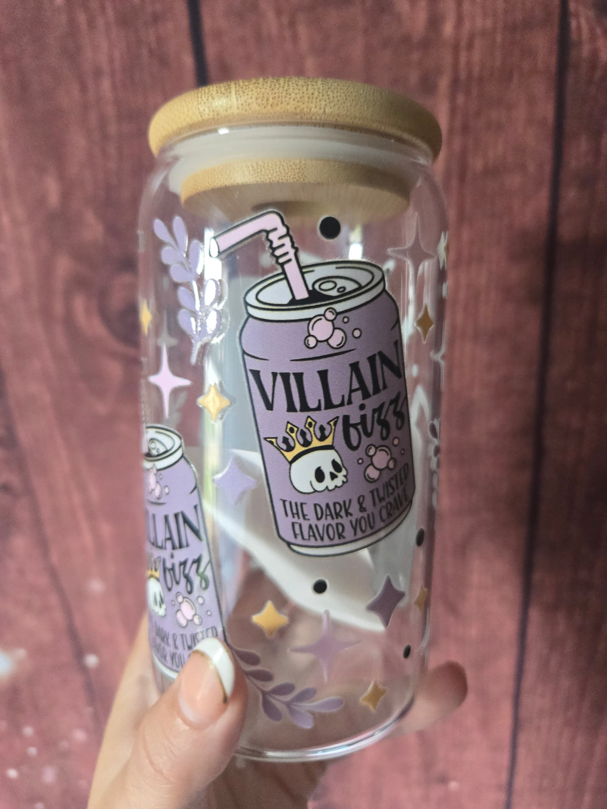 Villain Fizz Glass Tumbler