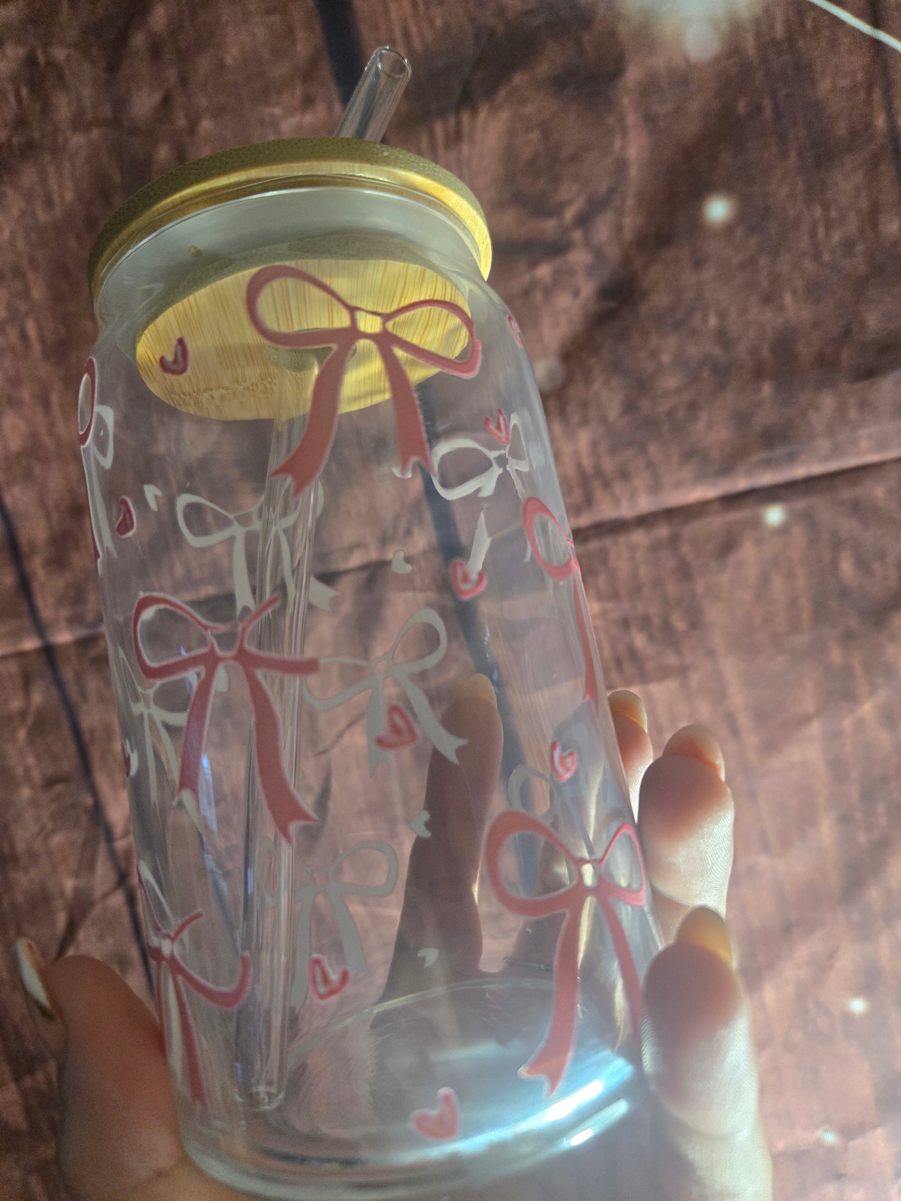 Second Chapter: Coquette Bows Glass Tumbler