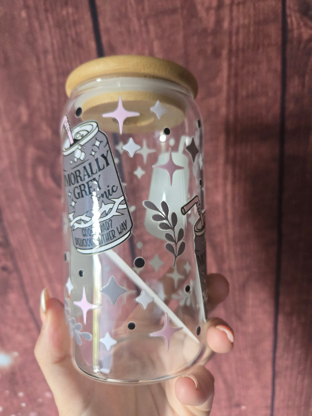 Morally Grey Tonic Glass Tumbler