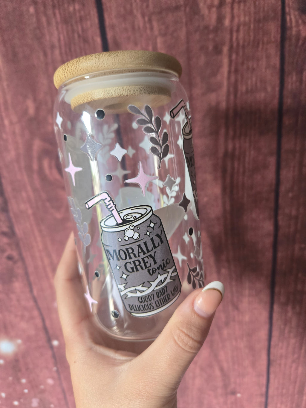 Morally Grey Tonic Glass Tumbler