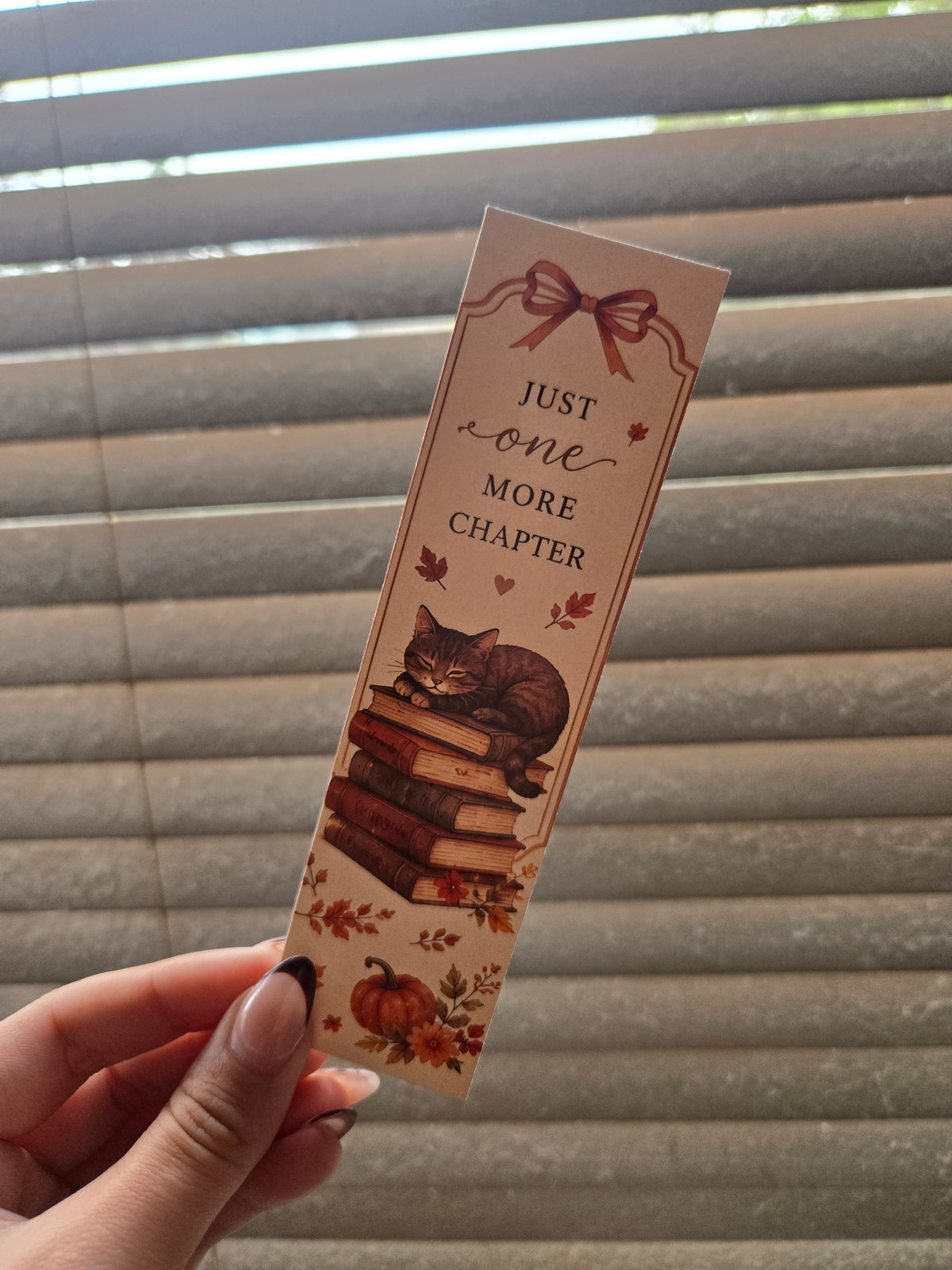 🐈 Just One More Chapter Cat Bookmark
