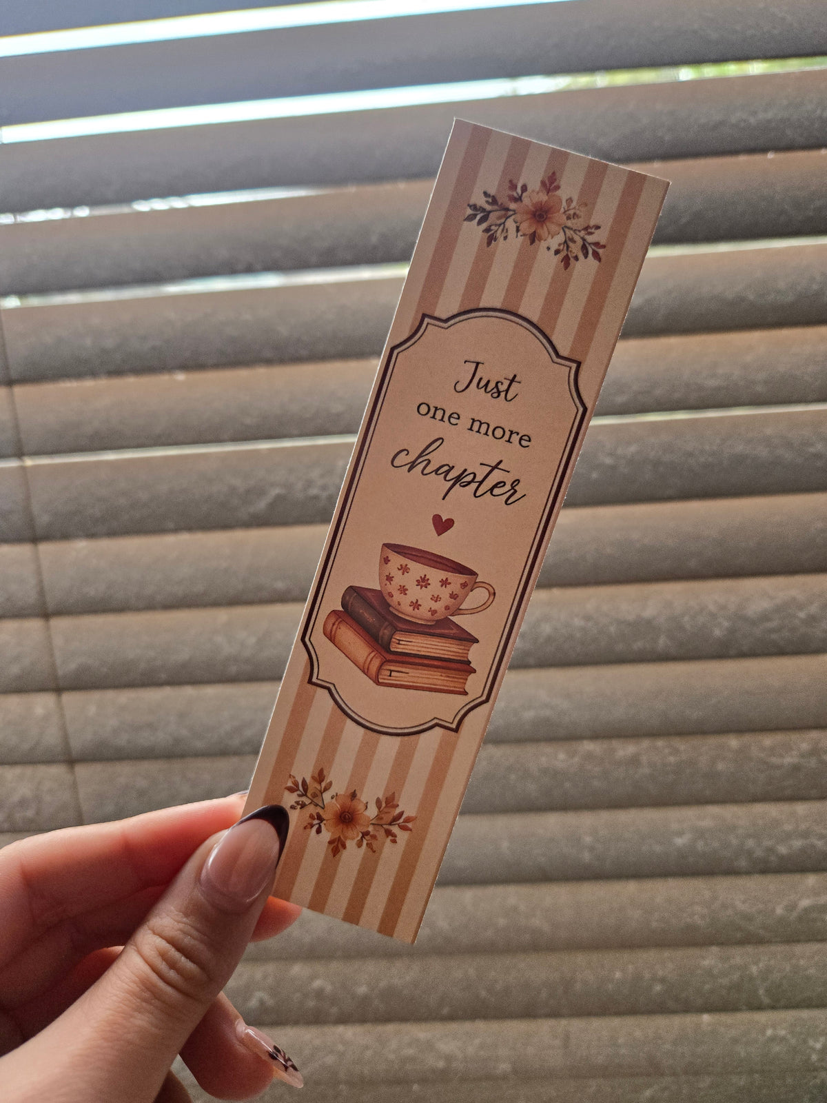 ☕ Just One More Chapter Bookmark