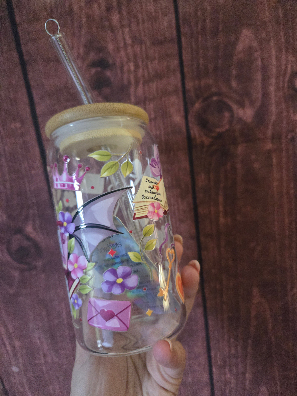 Romantasy Reader – Glass Bookish Tumbler