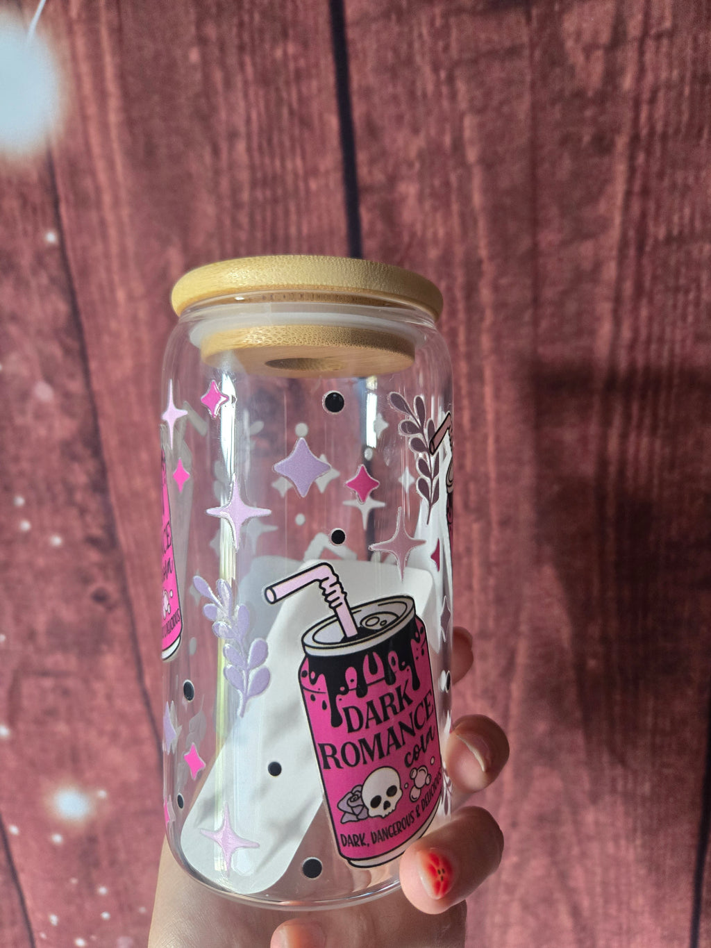 Dark Romance Cola Glass Tumbler