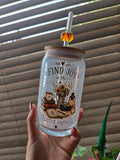 🤎 Find Joy in the Little Things Glass Tumbler