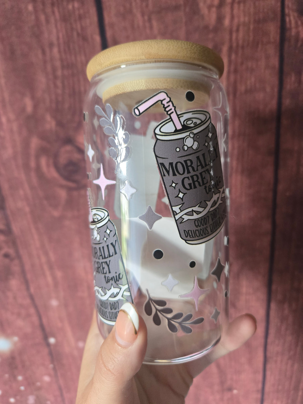 Morally Grey Tonic Glass Tumbler