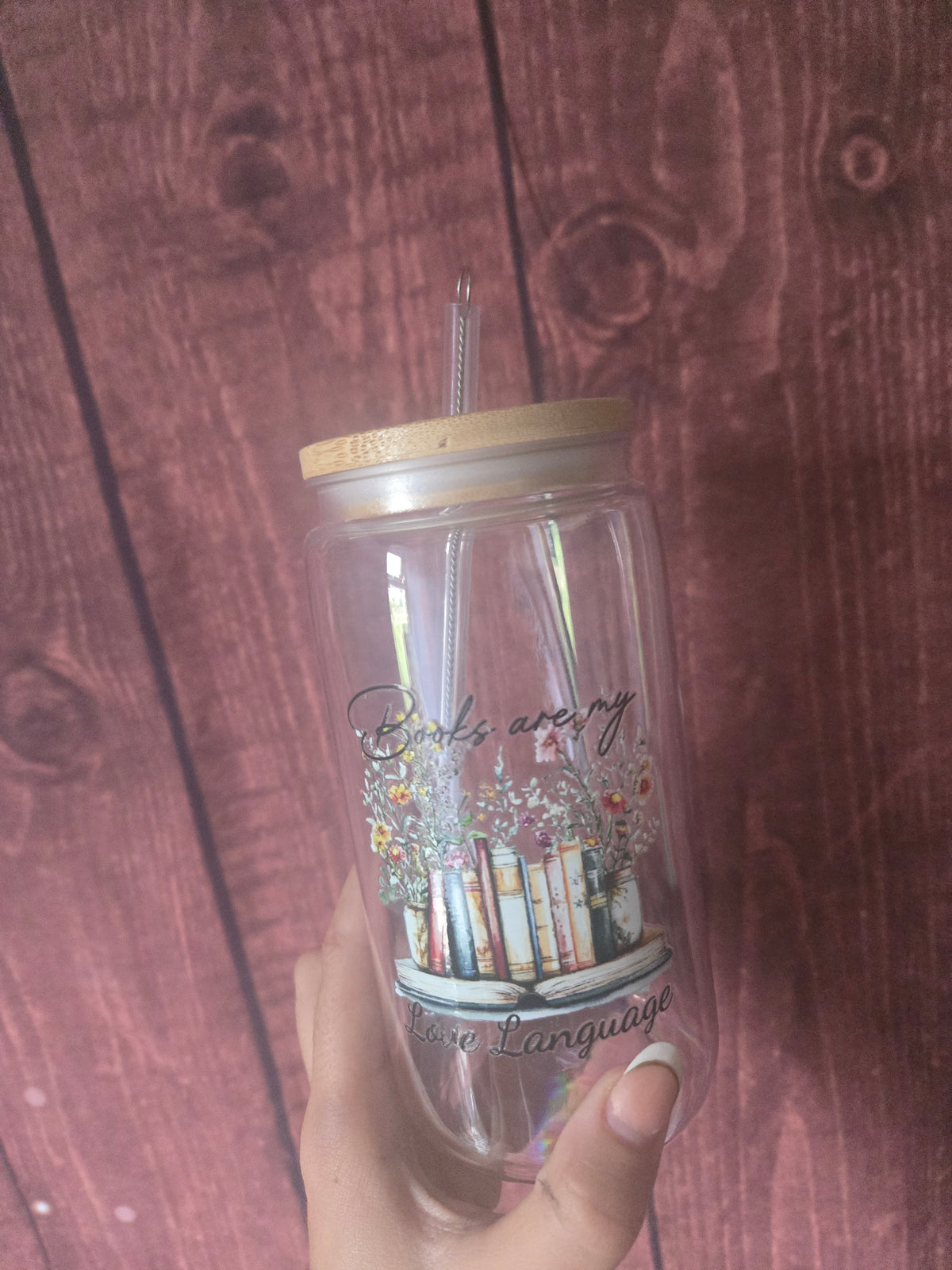 Books Are My Love Language – Bookish Tumbler