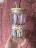 Just a Girl Who Loves Books plastic Tumbler